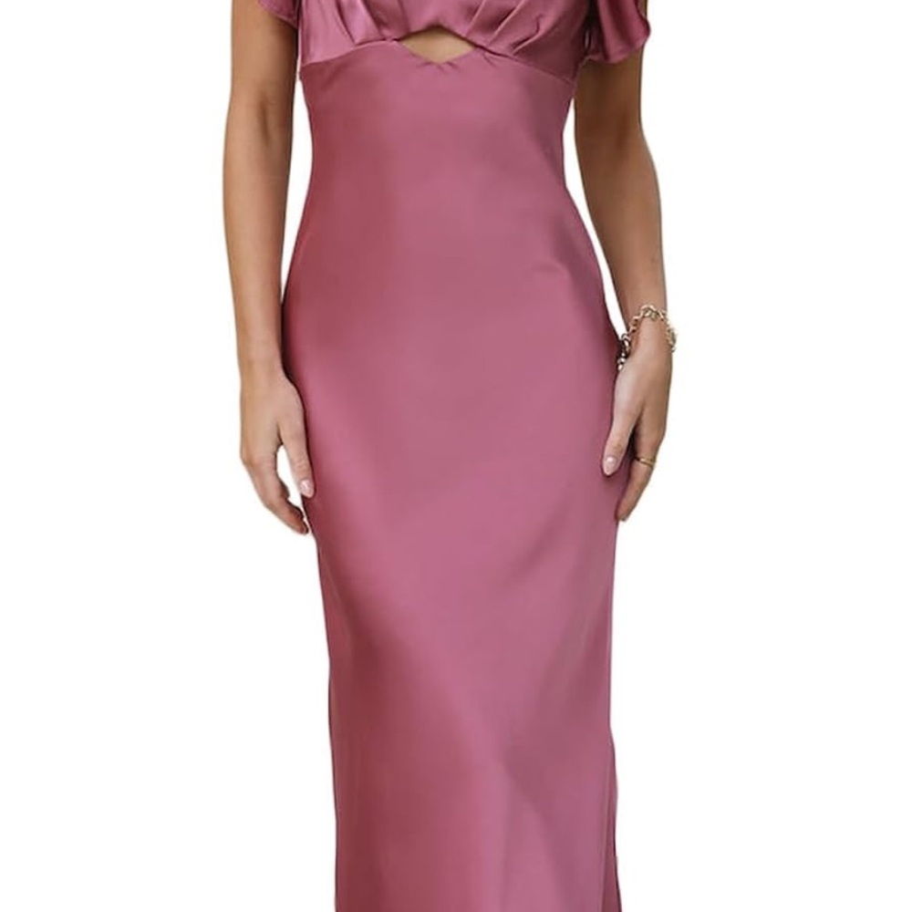 Elegant Pink Evening Dress
